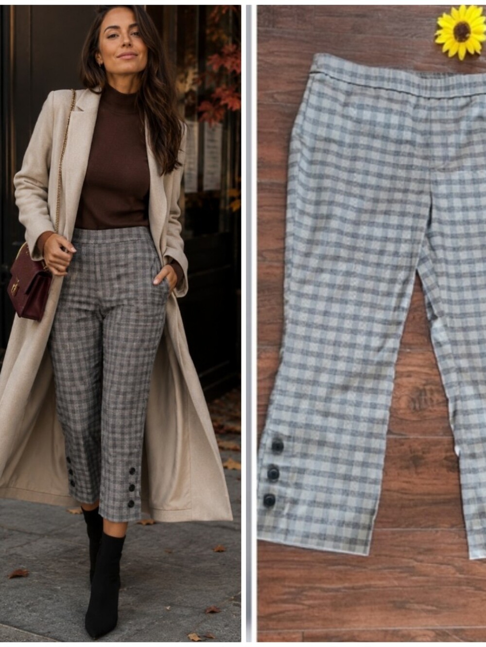 Simply Vera Vera Wang Cropped Flare Pants 🤍🩶